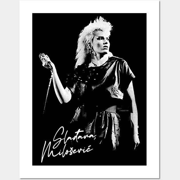 Slađana Milošević -- Fan Art Wall Art by unknown_pleasures